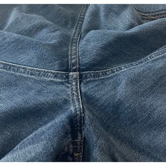 ARIAT LEGACY REBAR M5 STRAIGHT LEG & FIT HI-RISE JEANS, MENS, 35/32, DENIM BLUE - Picture 7 of 12